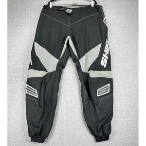 Shift Motocross Dirt Bike Racing Pants Mens 40 Black Gray MX Gear Off-Road Sport